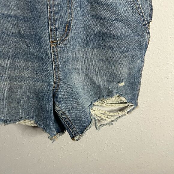 Wild Fable Denim Bib Short Overalls Size XS - Picture 12 of 16